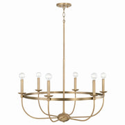 Capital Lighting 425161AD Rylann Six Light Chandelier, Aged Brass Alternate Image.jpg
