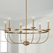 Capital Lighting 425161AD Rylann Six Light Chandelier, Aged Brass Alternate Image 2.jpg