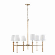 Capital Lighting 447261MA-705 Tulum Six Light Chandelier, Matte Brass Alternate Image.jpg