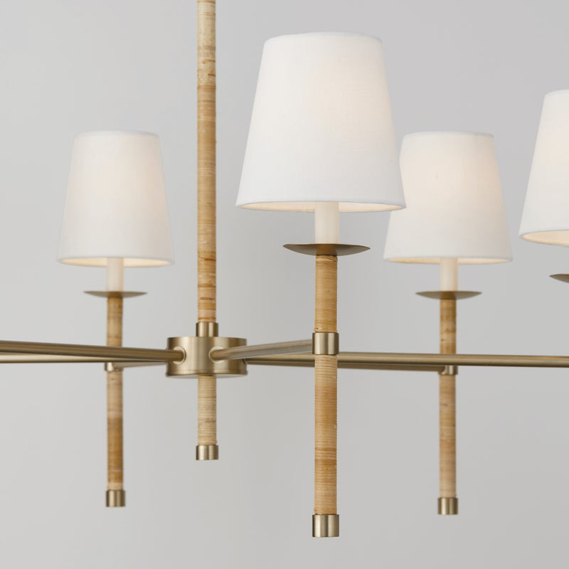 Capital Lighting 447261MA-705 Tulum Six Light Chandelier, Matte Brass Alternate Image 3.jpg