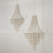 Capital Lighting 447761OW Carissa Six Light Chandelier, Organic White Alternate Image 4.jpg