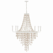 Capital Lighting 447782OW Carissa Eight Light Chandelier, Organic White Alternate Image.jpg
