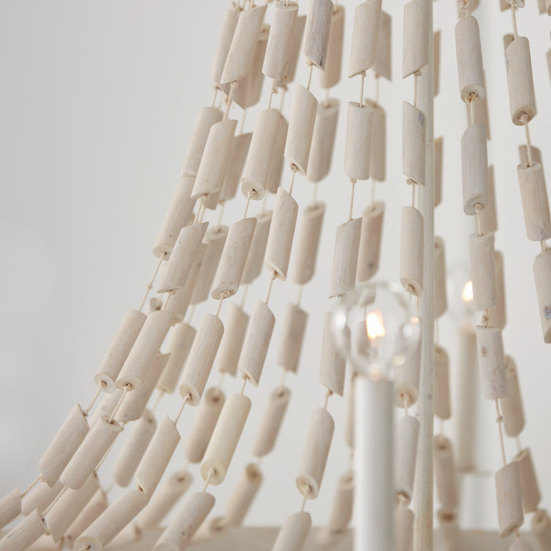 Capital Lighting 447782OW Carissa Eight Light Chandelier, Organic White Alternate Image 3.jpg