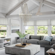 Capital Lighting 447782OW Carissa Eight Light Chandelier, Organic White Alternate Image 6.jpg
