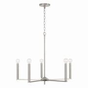 Capital Lighting 448651BN Portman Five Light Chandelier, Brushed Nickel Alternate Image.jpg