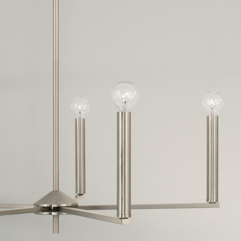 Capital Lighting 448651BN Portman Five Light Chandelier, Brushed Nickel Alternate Image 3.jpg