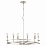 Capital Lighting 448761BN Fuller Six Light Chandelier, Brushed Nickel Alternate Image.jpg