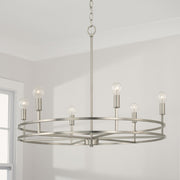 Capital Lighting 448761BN Fuller Six Light Chandelier, Brushed Nickel Alternate Image 2.jpg