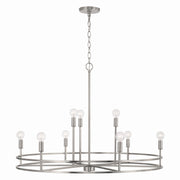 Capital Lighting 448791BN Fuller Nine Light Chandelier, Brushed Nickel Alternate Image.jpg