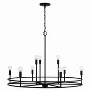 Capital Lighting 448791MB Fuller Nine Light Chandelier, Matte Black Alternate Image.jpg