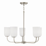 Capital Lighting 448851BN-542 Lawson Five Light Chandelier, Brushed Nickel Alternate Image.jpg