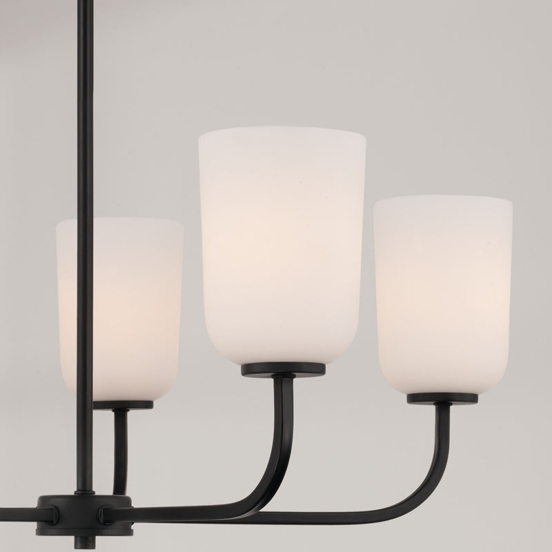 Capital Lighting 448851MB-542 Lawson Five Light Chandelier, Matte Black Alternate Image 3.jpg