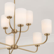Capital Lighting 448891AD-542 Lawson Nine Light Chandelier, Aged Brass Alternate Image 3.jpg