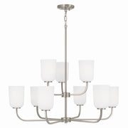 Capital Lighting 448891BN-542 Lawson Nine Light Chandelier, Brushed Nickel Alternate Image.jpg