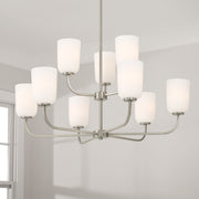 Capital Lighting 448891BN-542 Lawson Nine Light Chandelier, Brushed Nickel Alternate Image 2.jpg