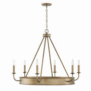 Capital Lighting 449261ML Nole Six Light Chandelier, Mystic Luster Alternate Image.jpg