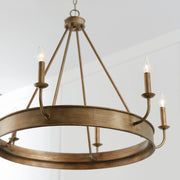 Capital Lighting 449261ML Nole Six Light Chandelier, Mystic Luster Alternate Image 3.jpg