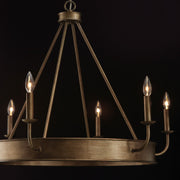Capital Lighting 449261ML Nole Six Light Chandelier, Mystic Luster Alternate Image.jpg