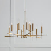 Capital Lighting 449301MA Elora 12 Light Chandelier, Matte Brass Alternate Image 2.jpg