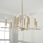 Capital Lighting 449301MA Elora 12 Light Chandelier, Matte Brass Alternate Image 3.jpg