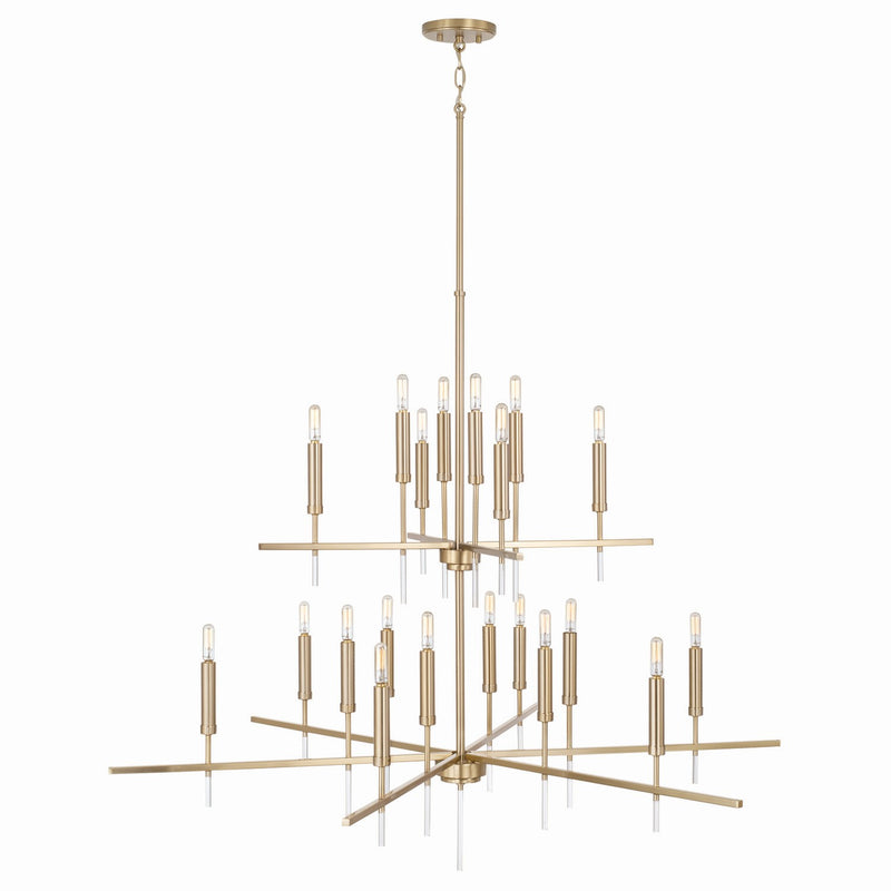 Capital Lighting 449302MA Elora 20 Light Chandelier, Matte Brass Alternate Image.jpg