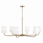 Capital Lighting 449461AD-706 Brody Six Light Chandelier, Aged Brass Alternate Image.jpg