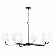 Capital Lighting 449461MB-706 Brody Six Light Chandelier, Matte Black Alternate Image.jpg
