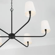 Capital Lighting 449461MB-706 Brody Six Light Chandelier, Matte Black Alternate Image 3.jpg