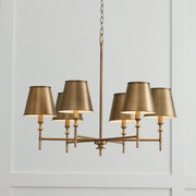 Capital Lighting 449761AD-707 Whitney Six Light Chandelier, Aged Brass Alternate Image 2.jpg