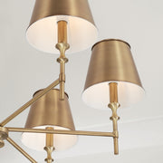 Capital Lighting 449761AD-707 Whitney Six Light Chandelier, Aged Brass Alternate Image 6.jpg