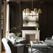 Capital Lighting 449761AD-707 Whitney Six Light Chandelier, Aged Brass Alternate Image 7.jpg