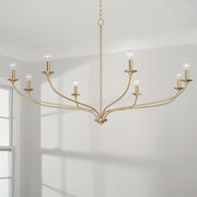 Capital Lighting 449981MA Dolan Eight Light Chandelier, Matte Brass Alternate Image 2.jpg