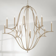 Capital Lighting 450001BS Claire 12 Light Chandelier, Brushed Champagne Alternate Image 3.jpg