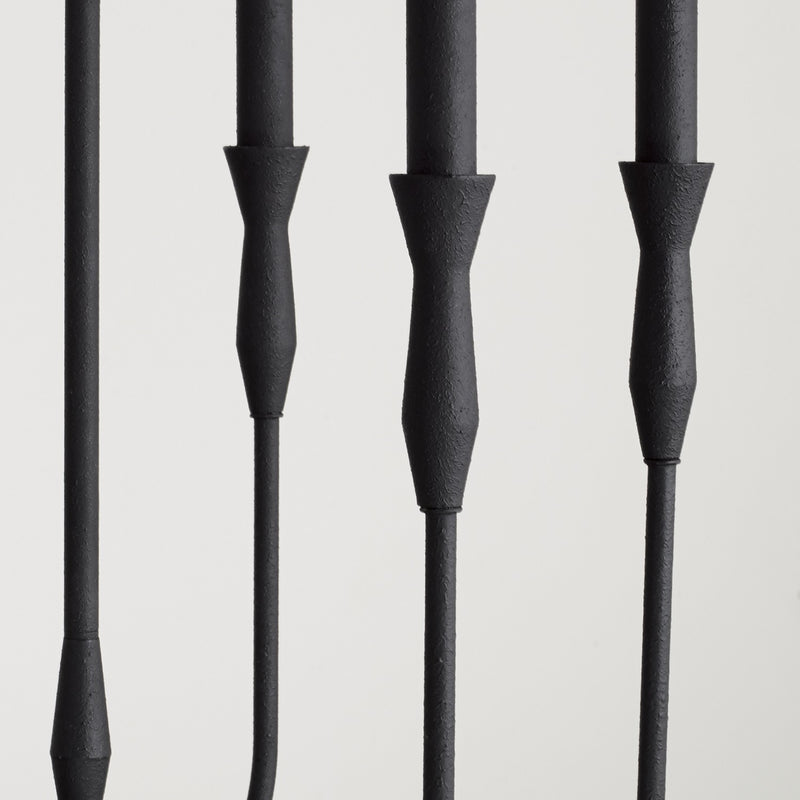 Capital Lighting 450361XK Paloma Six Light Chandelier, Textured Black Alternate Image 3.jpg