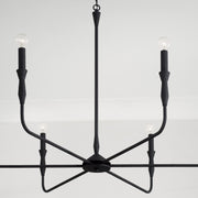 Capital Lighting 450362XK Paloma Six Light Chandelier, Textured Black Alternate Image 3.jpg