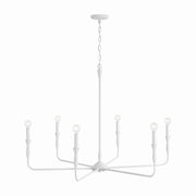 Capital Lighting 450362XW Paloma Six Light Chandelier, Textured White Alternate Image.jpg