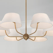 Capital Lighting 450461AD Welsley Six Light Chandelier, Aged Brass Alternate Image 3.jpg
