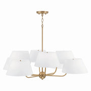 Capital Lighting 450481AD Welsley Eight Light Chandelier, Aged Brass Alternate Image.jpg