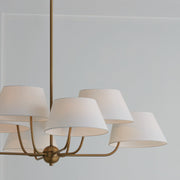 Capital Lighting 450481AD Welsley Eight Light Chandelier, Aged Brass Alternate Image 4.jpg