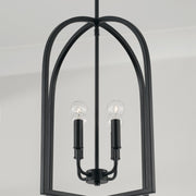 Capital Lighting 548841MB Lawson Four Light Foyer Pendant, Matte Black Alternate Image 3.jpg