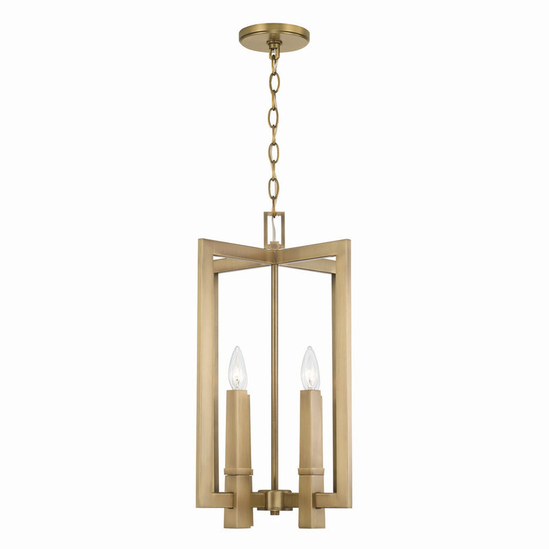 Capital Lighting 549641AD Blake Four Light Foyer Pendant, Aged Brass Alternate Image.jpg