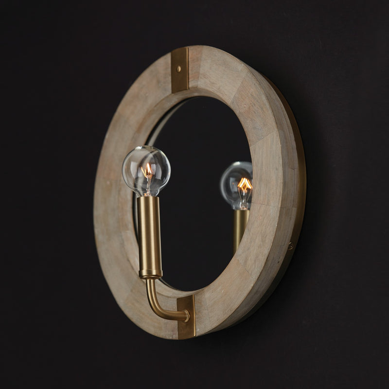 Capital Lighting 647311WS Finn One Light Wall Sconce, White Wash and Matte Brass Alternate Image 3.jpg