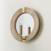Capital Lighting 647311WS Finn One Light Wall Sconce, White Wash and Matte Brass Alternate Image 4.jpg