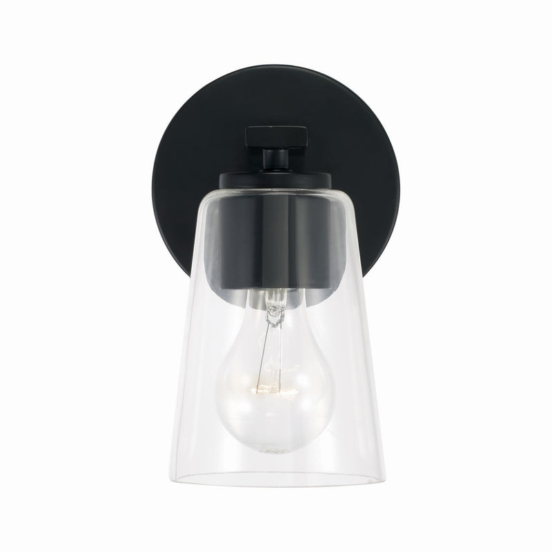 Capital Lighting 648611MB-537 Portman One Light Wall Sconce, Matte Black Alternate Image.jpg