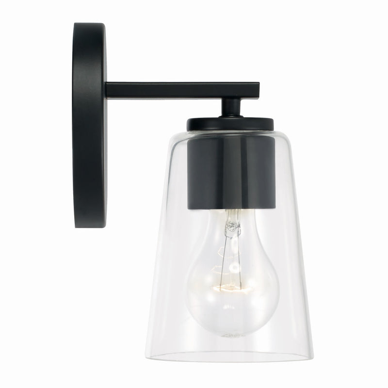 Capital Lighting 648611MB-537 Portman One Light Wall Sconce, Matte Black Alternate Image 2.jpg