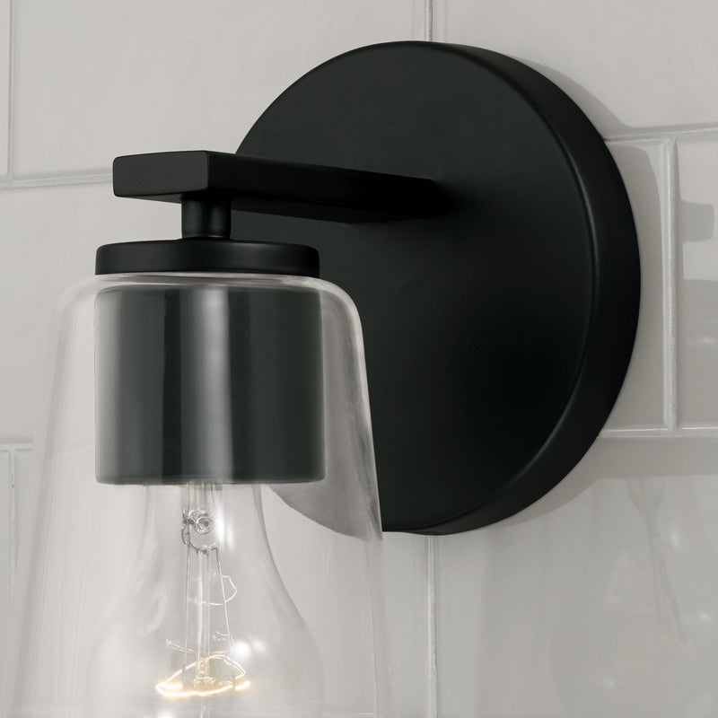 Capital Lighting 648611MB-537 Portman One Light Wall Sconce, Matte Black Alternate Image 4.jpg