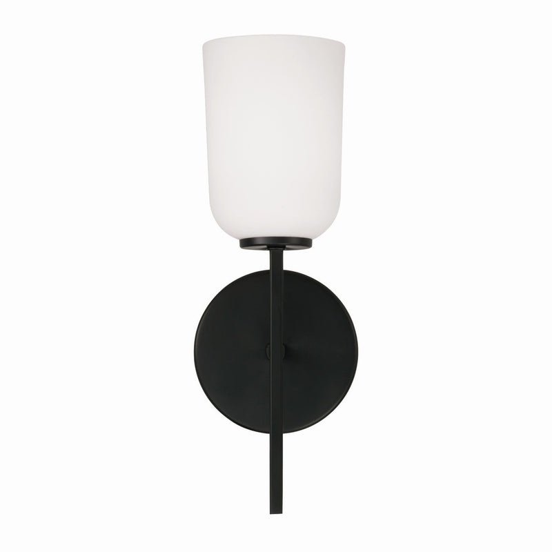 Capital Lighting 648811MB-542 Lawson One Light Wall Sconce, Matte Black Alternate Image.jpg