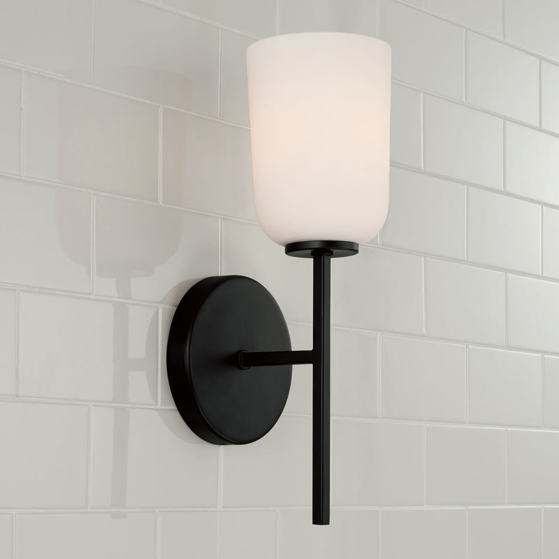 Capital Lighting 648811MB-542 Lawson One Light Wall Sconce, Matte Black Alternate Image 3.jpg