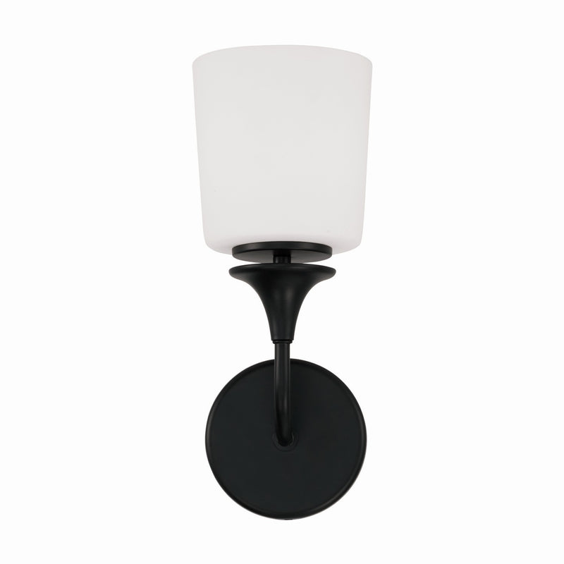 Capital Lighting 648911MB-541 Presley One Light Wall Sconce, Matte Black Alternate Image.jpg