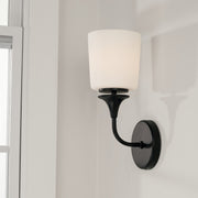 Capital Lighting 648911MB-541 Presley One Light Wall Sconce, Matte Black Alternate Image 3.jpg